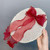 Zonggjz Hair Clips Ribbon Barrettes Lace Hairpins  Girls Hairdressing Sweet Ponytail Bow Hair Accessories wine red