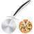 AMOMO Pizza Cutter  2.6 inch Food Grade Stainless Steel Pizza Cutter Wheel  Sharp Cutters  Pizza Wheel  Pizza Slicer with Non Slip Safe Handle  Support Dishwasher for Easy Cleaning