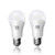 MayJazz 2Pack A19 9W 60W Equivalent 2700K Warm White LED Light Bulbs E26 Medium Screw Base Bulb