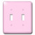 3dRose lsp_30673_2 BubbleGum Pink Toggle Switch  Multi-Color