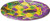 Creative Converting Masks of Mardi Gras Paper Plates  9"  Multicolor