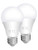 WTL A19 LED Light Bulbs 2 Pack  UL Listed  60w Equivalent 9W   2700K Warm White  800Lm Non-dimmable  E26 Medium Base for Home  and  Commercial Lighting
