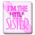 3dRose lsp_13826_2 Im The Little Sister Pink Double Toggle Switch