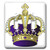 3dRose LLC lsp_41671_2 Royal Purple N Gold Crown Double Toggle Switch