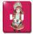 3dRose lsp_978_2 Bru Doll On Pink Double Toggle Switch