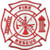 Fire  and  Rescue Tactical Patch - Red  and  White