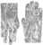 Loftus International Star Power Sequined Sparkly Magician Dance 2pc Gloves  White  One Size Novelty Item