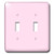 3dRose lsp_30667_2 Pale Pink Toggle Switch  Multi-Color