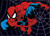 Ata-Boy Marvel Comics Spider-Man on Web 3.5" x 2.5" Magnet for Refrigerators and Lockers