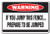 Jump This Fence Warning Decal Dog Attack Security Fast Fierce Guard