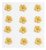 Jolee's Boutique Confections Icing Flowers Dimensional Stickers  Orange and Green
