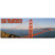 Golden Gate Bridge panoramic fridge magnet San Francisco California travel souvenir