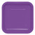 Creative Converting Amethyst Square Lunch Plate  7"  Purple