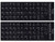 2PCS Pack  Thai Keyboard Stickers  Keyboard Stickers Thai Black Background with White Lettering for Computer Laptop Thai