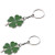 BinaryABC Shamrock Keychain Keyring Charm Pendants Fortune Keychain St.Patrick Day Gift 2Pcs