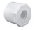 White SCH 40 PVC Reducer  3 4 Inch Spigot x 1 2 Inch FNPT Female Pipe Thread PVC Reducing Bushing - PVC Pipe Reducer Adapter Fitting - PVC Reducer Bushing