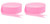 Crepe Streamer 2 Pack Bulk Bundle Saver  Pink  1000 Feet