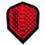 US Darts Harrows - 3 Sets  9 Flights  Dimplex RED Standard Double Thick Dimpled Flights 