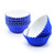 Cupcake Liners Blue GOLF Standard Size Blue Foil Cupcake Liners Wrappers Metallic Baking Cups Muffin Paper Cases  100 Pack
