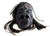 Loftus International Mini Shrunken Head Halloween Decoration 3" Prop Black Novelty Item