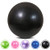 XIECCX Mini Yoga Balls 9 Exercise Ball Pilates Ball Therapy Ball Balance Ball Bender Ball Barre Equipment for Home Stability Squishy Training PhysicalCore Training with Inflatable Straw Black
