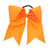 Orange Jumbo Bow Pony with Tails