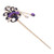 Chinese Hair Chopsticks Hair Decor Phoenix Hair Pins Hair Clip Metal Hair Stick Jewelry Accessories - Purple