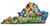 Virginia the Old Dominion State Artwood Jumbo Fridge Magnet