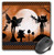 3dRose LLC 8 x 8 x 0.25 Inches Mouse Pad  Fairies and Dragonflies with Orange Moon  mp_35667_1