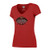 OTS NCAA Brown Bears Women's Rival V-Neck Tee  Logo  Large