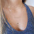 Jovono Bohemian Multi - Layer Necklace with Leaf Pendant For Women and Girls  Silver