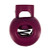 West Coast Paracord Plastic Single Round Ball Cord Lock - Drawstring Paracord Toggle Stopper  Purple  10 Pack