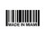 Made in Miami Barcode Decal Vinyl StickerCars Trucks Vans Walls Laptop Black5.5 x 2.7 inDUC1359