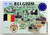 Belgium EU Series Souvenir Fridge Magnet 2.5" X 3.5"