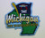 Michigan State Map-Flag Fridge Collectible Souvenir Magnet