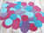 Mermaid Glitter Confetti Circles Under the Sea Fairy Birthday Party Pink Purple Blue 300 Pieces