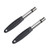 Apple Corer Remover Fruit Core Remover Stainless Steel Corer Remover With Soft Rubber Handle for Apple  Pear  other Fruits Serrated Blade Corer Remover Tool for Home Kitchen Bakery Dining  black 2pcs
