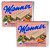 Manner Wafer Hazelnut -  2-pack  2.6 oz Bars  - Manner Wafers Hazelnut Cream Filled Wafers