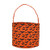 E-FirstFeeling Halloween Bags Trick or Treat Bags Halloween Basket Candy Gift Bucket Tote Bag - Orange Bat
