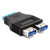 VONOTO 20Pin Dual USB 3.0 A Type Female to 20 Pin Header Female Slot Adapter Splitter for USB Ports Directly to Your Motherboard 