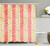 Ambesonne Abstract Shower Curtain, Retro Stripes and Dots in Watercolor Featured Effects Nostalgic Pattern, Fabric Bathroom Decor Set with Hooks, 75 Inches Long, Light Yellow Coral