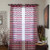 Lavish Home Sonya Grommet Single Curtain Panel  84-Inch  Wine Red