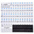 Keyboard Sticker Convenient for Practice for Music Lovers blue
