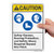 SmartSign - S-6775-PL-10 "Caution - Safety Glasses  Hearing Protection And Safety Shoes Required" Sign  7" x 10" Plastic