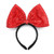 Chennie Sequin Bow Headband Sparkly Red Bowknot Headband Big Bow Hair Hoop Headdress Glitter Hair Accessories Christmas HairBands for Girls Women Christmas Gifts Birthday Cosplay Party Decorations