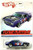 DieCast Hotwheels Custom '67 Pontiac Firebird  Blue  - Flying Customs