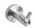 OKF Brushed Nickel Towel Hook for Bathroom Wall Mounted Modern Double Robe Hook for Shower SUS 304 Stainless Steel