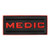 Morton Home-Medic Rubber 3D PVC Paramedic Tactical Morale Patch  red