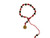 Red Thread with Cristal Beads Saint Benedict Bracelet Pulsera De San Benito
