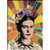 FRIDA KAHLO MOSAIC RAYS FRIDGE MAGNET - Mexican Painter Frida Kahlo Decorative Fridge Magnet - 2.5" x 3.5"